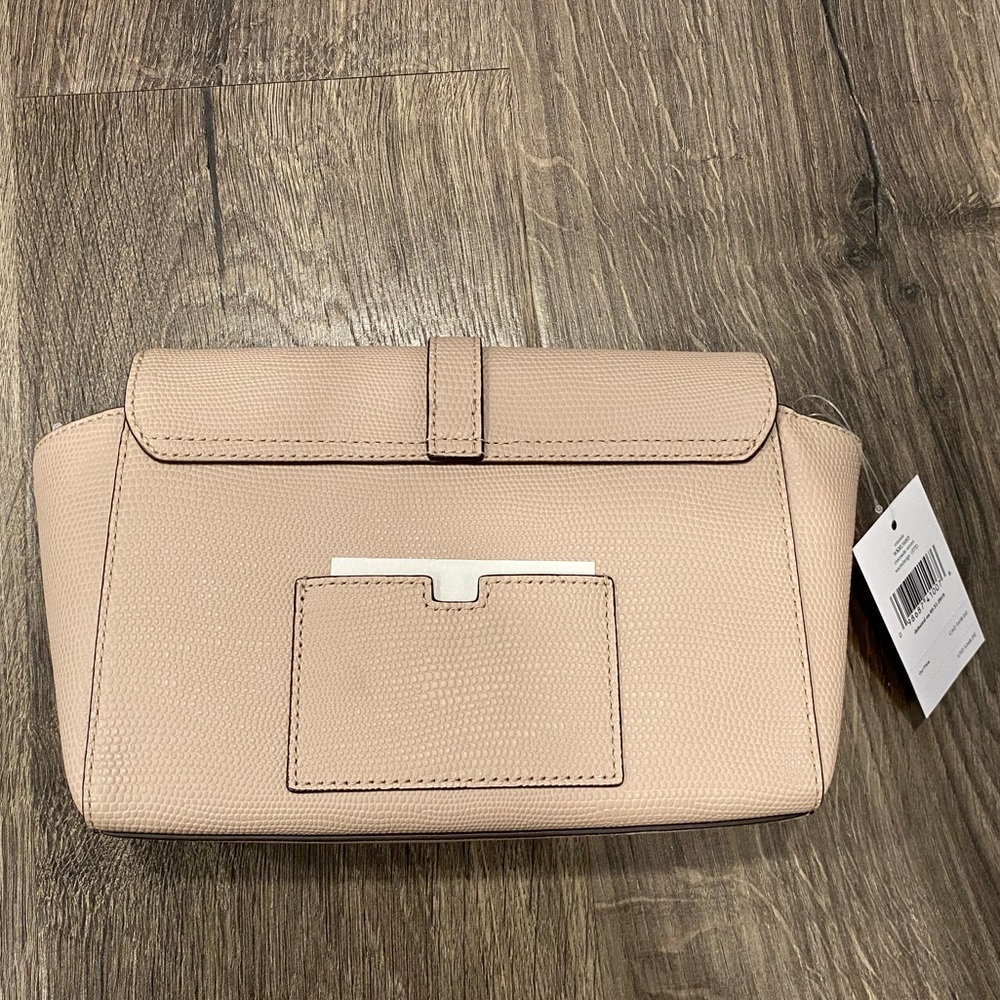 NEW Kate Spade Beige Pink & Gold Emmie Crossbody Designer Bag BarbieCore - Picture 5 of 8
